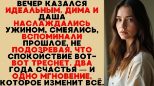 Вечер был идеален — смех, уют, воспоминания. Но за спокойствием уже пряталась буря.