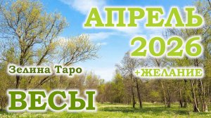 ВЕСЫ | ТАРО прогноз на АПРЕЛЬ 2026 года | Желание | Расклад таро