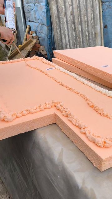 Утепление пристройки из ПГС минватой.