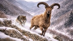 Борьба за жизнь в суровых горах Кавказа: как дикие звери выживают в заснеженных горах Илису?