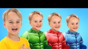 Крис превращается в Халка- веселая история для детей!