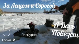 Снова рыбалка на Сорогу И Леща,А вось повезёт.