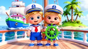 ⛵️МУЛЬТИК‑ПЕСЕНКА: КОРАБЛИК | Развивающие детские песни и мультики