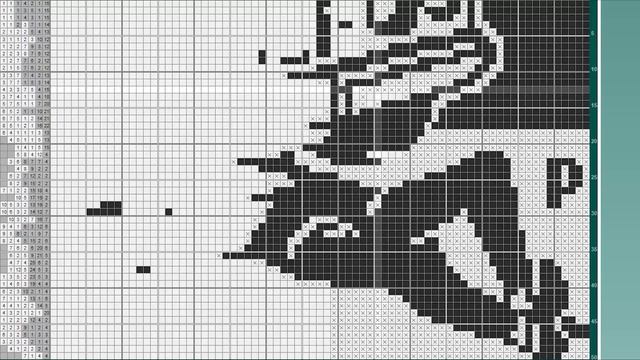 Ремонт - (Repair) [★★★★★] 75х50 чёрно-белый японский кроссворд