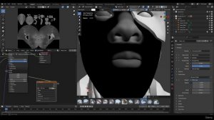 Cyborg Hard Surface Character Creation in Blender (7) 30 - Blender Textures Setup