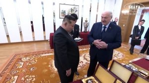 Александр Лукашенко подарил Ким Чен Ыну зубровку и автомат. Вот чем ответил лидер КНДР.