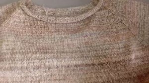 Начала вязать джемпер для себя любимой🌺