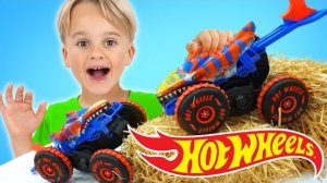 Акулы против динозавров- соревнования с Монстр- Траками