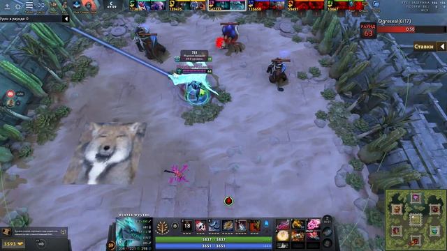 ИГРАЮ В РЕЖИМ ИЗ ДОТЫ С ДРУГОМ CUSTOM HERO CHAOS №12