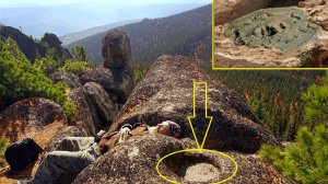 В Горной Шории обнаружили древний механизм вмурованный в огромный камень