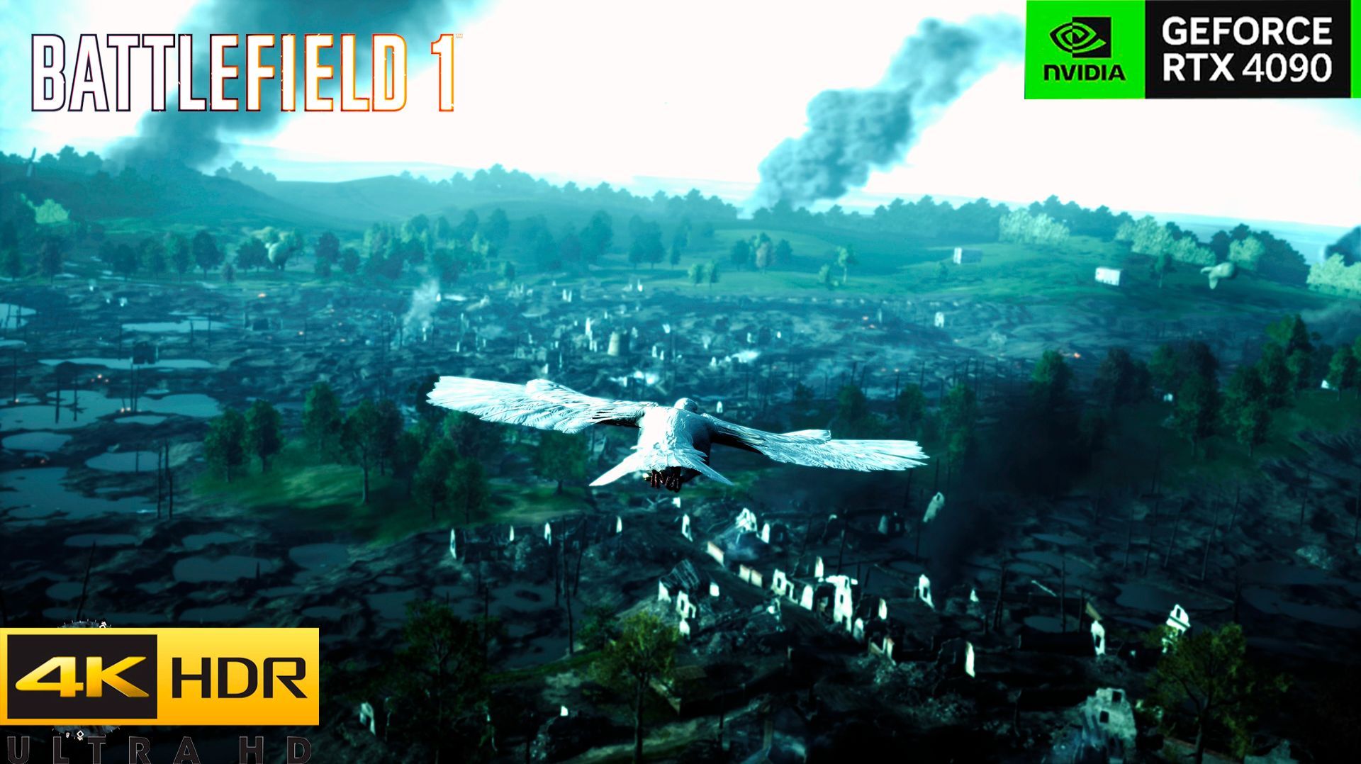 Изо всех сил [Сквозь грязь и кровь]  - Battlefield 1 [4K, HDR] RTX-4090