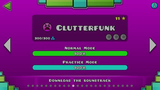 Geometry Dash Clutterfunk Insane By Robtop