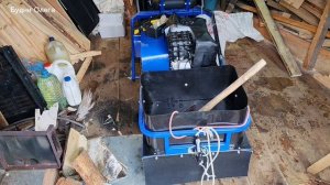 Новости с реки. Переставил стартер на мототолкаче и вот что получилось! 20.03.26