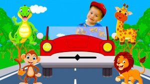 Развивающие мультики для детей Учимся считать Песенки про машинки Брозаврики #детям #развивашки