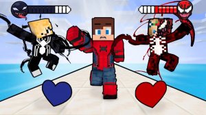 Джей Джей Человек паук Беги, люби Ядовитую девушку против Девушки-бойни. Майнкрафт Мультик