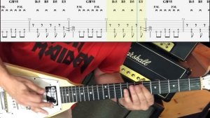 10 ГИТАРНЫХ РИФФОВ Megadeth на Электрогитаре. Уроки Гитары. Ноты и табы Электрогитары Guillaume Vrac