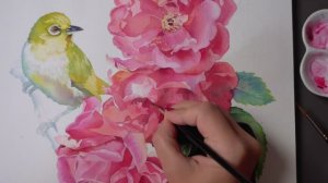 МАСТЕР-КЛАСС ПО КРАСНЫМ ПИГМЕНТАМ 🌹 Акварельный мастер-класс