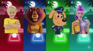 ВЛАД И НИКИ против ШЕРИФА ЛАБРАДОРА и МАДАГАСКАР против ОХОТНИКОВ! 🏆 КТО ПОБЕДИТ? МУЛЬТИК БАТТЛ