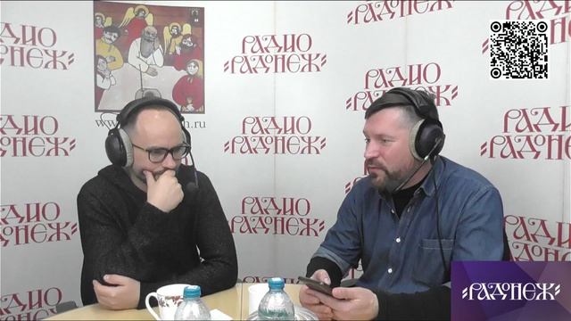 Сергей Комаров и Александр Галицкий - поэт, композитор, ведущий телеканала «СПАС» .