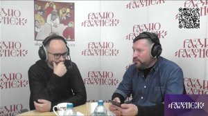 Сергей Комаров и Александр Галицкий - поэт, композитор, ведущий телеканала «СПАС» .
