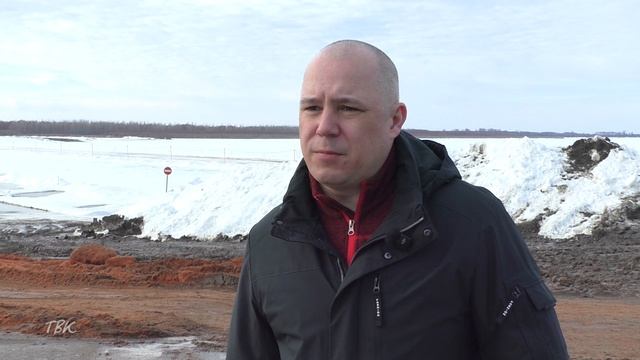 В Колпашеве изменилась схема движения по ледовой переправе через Обь