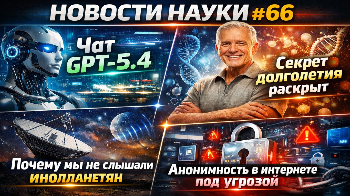 Новости науки 66: тайны долгожителей, ИИ и внеземной сигнал