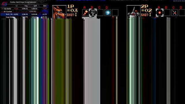 Contra Hard Corps [Any% Co op Lab Fight] 19:38 with ZendoiKaban