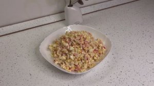 Крабовый салат за 5 минут — нежный, лёгкий и невероятно вкусный❗🔥