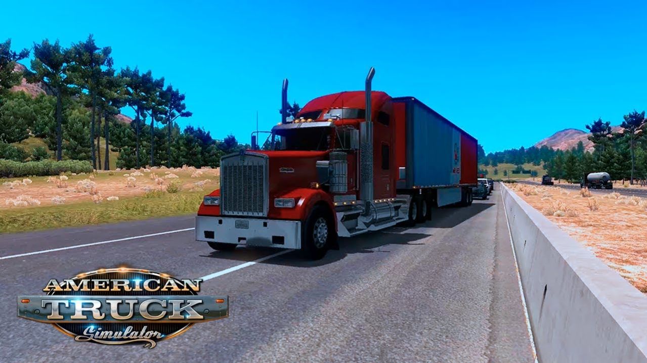 American Truck Simulator ПРОХОЖДЕНИЕ ПРЯМЫЕ ПЕРЕВОЗКИ САХАРНАЯ СВЕКЛА ГРУЗ.