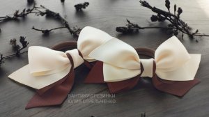 Бантики из ленты🎀🎀 МК от Юлии Стрельченко
