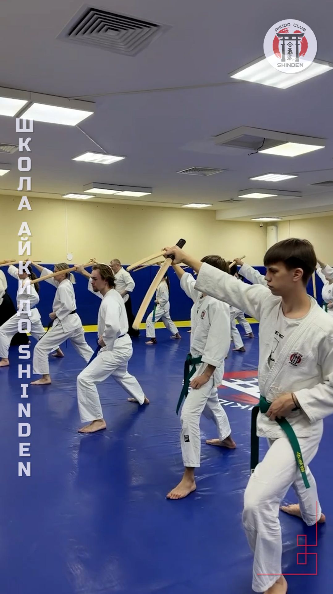 Отработка техники с бокеном. #айкидо #спорт #истра