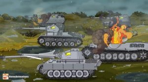 Новые монстры  ИС-6 Монстр vs Королевская мышь - Мультики про танки