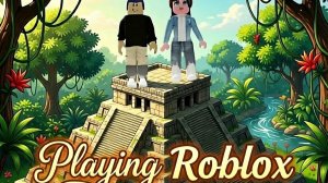 Roblox с Полиной #27 Капаем И ищим