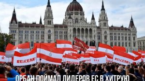 Скандал в Европе. Орбан настоящий мужик. Дурацкие выходки наркомана.