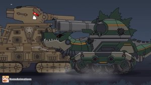Бой-Реванш  Танкозила vs Патриот - Мультики про танки