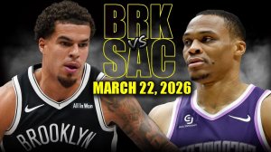 23.03.2026 | ОБЗОР МАТЧА | Сакраменто Кингз - Бруклин Нетс | Highlights