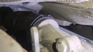 обнаружил заплатки на патрубке турбины .
думаю поменять  патрубок .