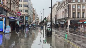 Дождливый день в Лондоне. Лондонский весенний дождь ☔️ [4K HDR]