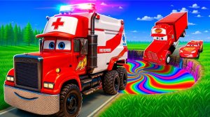 Машинки летают и прыгают! Развивающие мультики Машины помощники. Мультфильмы про машинки