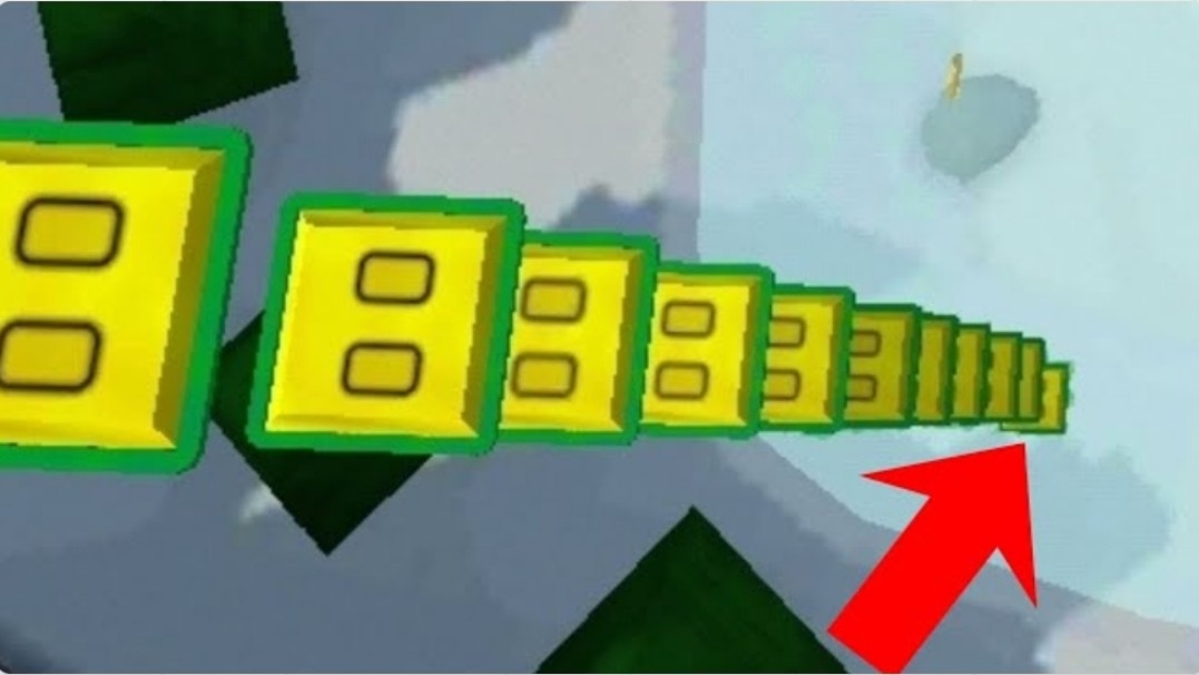 Много Трамплинов в Снежной Долине в игре Super Bear Adventure/Супер Медведь