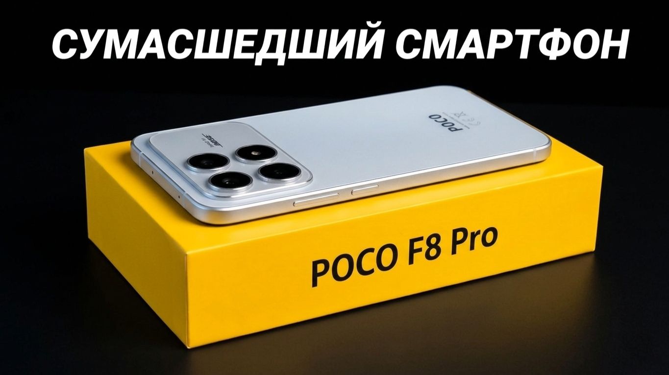 Poco F8 PRO — ПУШКА. ПРОСТО ПУШКА! НО...