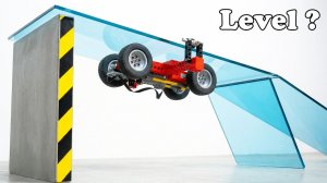 7 уровней сложности со стеклянным пандусом для LEGO Cars