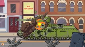 VK-44 в Москве • Ратте спешит на помощь - Мультики про танки
