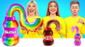 Большая, Средняя или Маленькая Тарелка Челлендж | Фантастические Лайфхаки с Едой Multi DO Smile