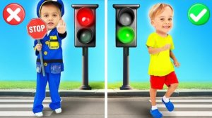 Крис показывает правила дорожного движения - полезные истории для детей