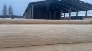 Это сруб для бани, чьи габариты — три на шесть метров — являются классикой жанра