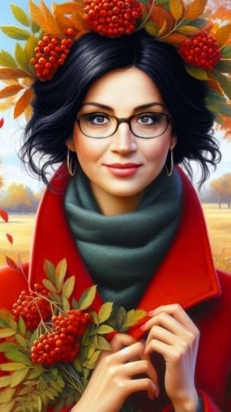 Поздравление для яркой героини