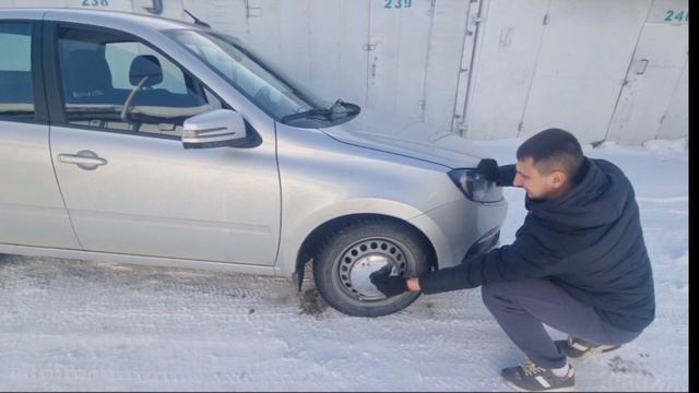 Камера заднего вида на  Гранта ФЛ:часть 1