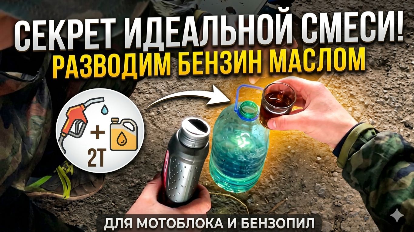 Как Разводить Бензин с маслом