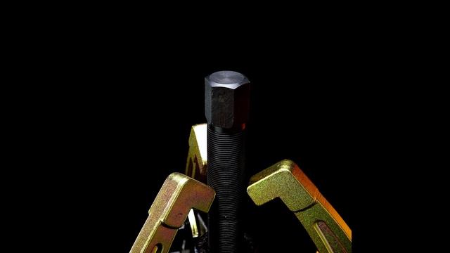 ТЕХРИМ T020015 Съемник подшипников трехлапый, шарнирный, 500 мм